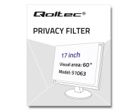 Qoltec Filtr prywatyzujący 17" | 5:4 - 1243545 - zdjęcie 3